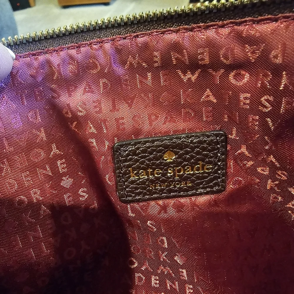 Kate Spade Triple Husset Cherrywood Crossbody Bag - Picture 11 of 11